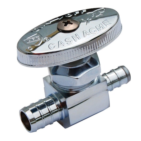 Sharkbite SharkBite 1/2 in. PEX Barb X 3/8 in. Brass Stop Valve 23062LF